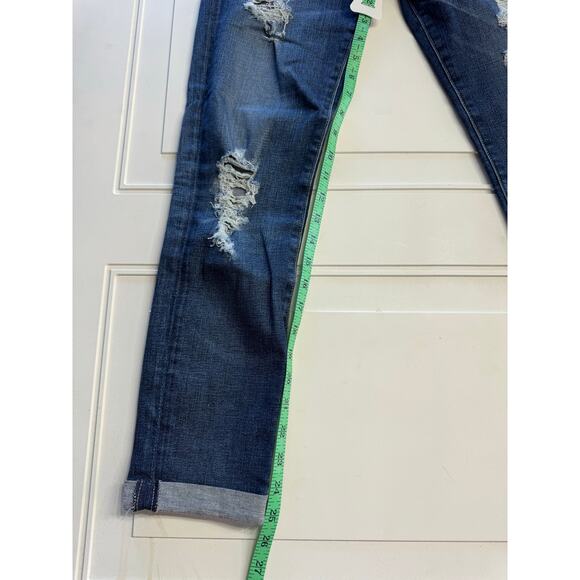 AG Adriano Goldschmied Jeans Women's 26 The Stilt Cigarette Roll Up Distressed - Picture 7 of 7
